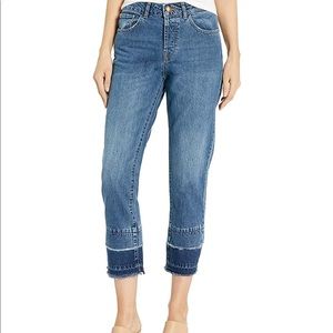 DL 1961 Patti High Rise Straight Blue Jeans